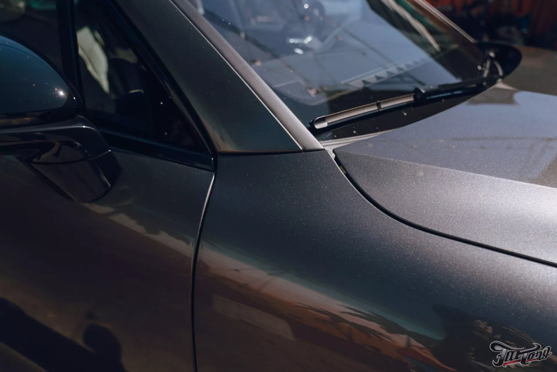 Porsche Cayenne. Оклейка в полиуретан. Окрас дисков